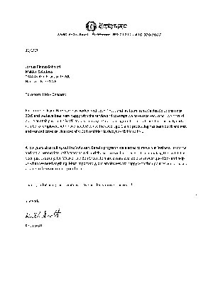 Baltimore Lock & Hardware Testimonial Letter